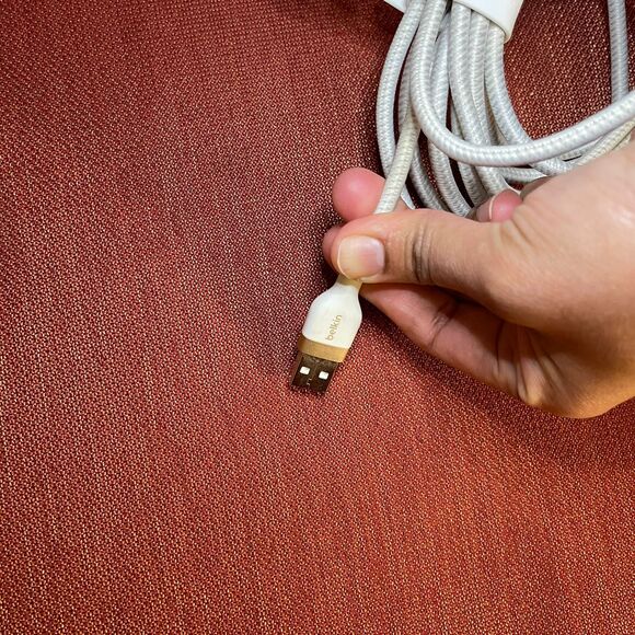 Belkin BoostCharge Pro Flex Braided USB A to Lightning Cable IPhone Charger - Picture 6 of 6